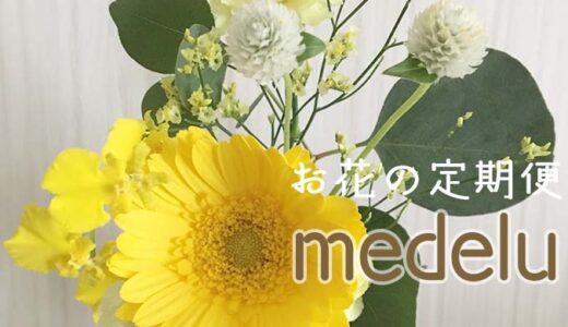 【お花のサブスク】medelu（メデル）の体験レビュー【部屋のスタイルで選べる】